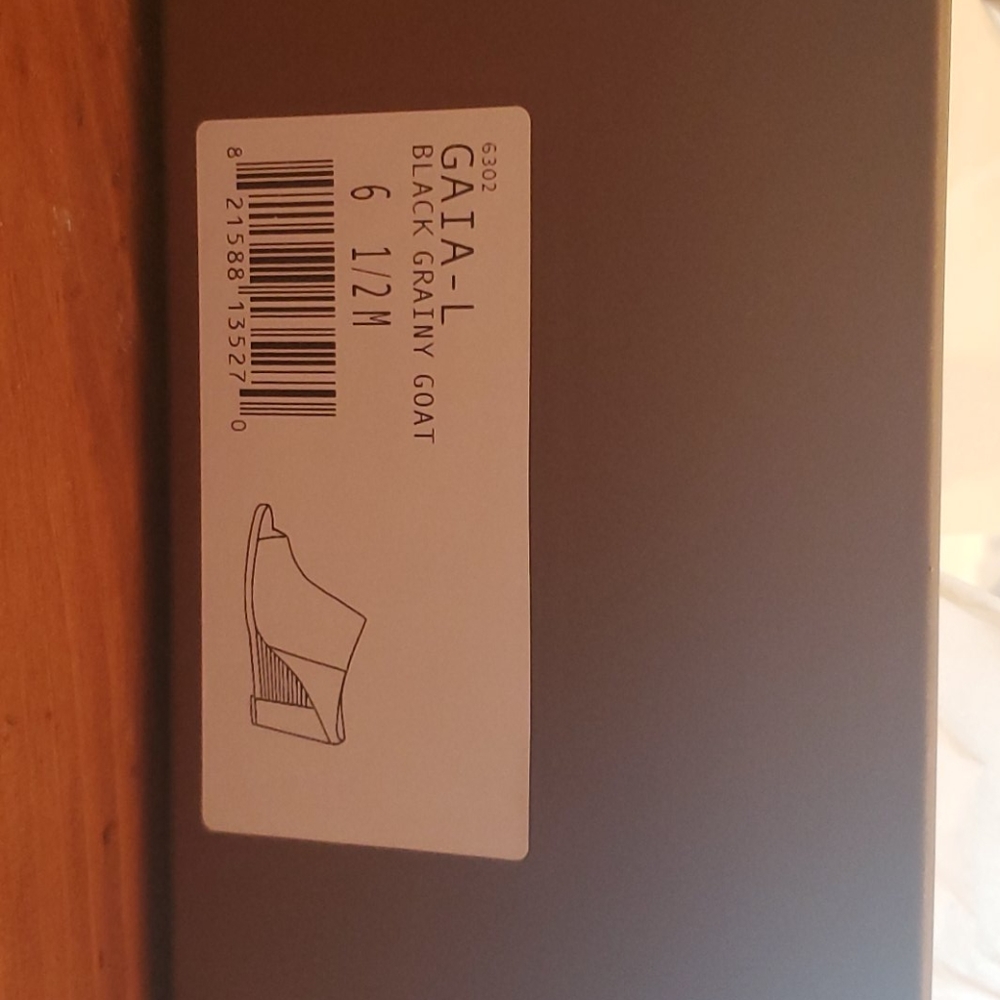Nib linea Paolo Gaia open toe wedge slide 6.5 - Picture 4 of 4